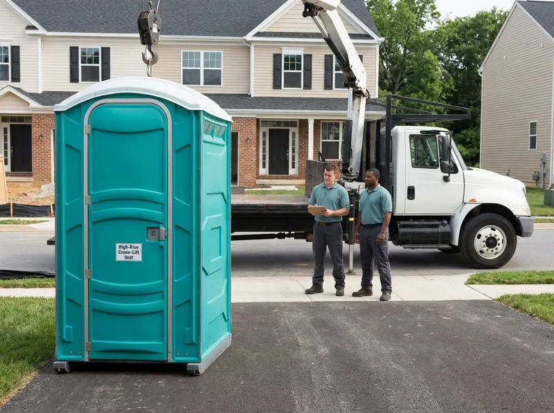 High-Rise & Crane-Lift Portable Toilets in Pikesville, MD