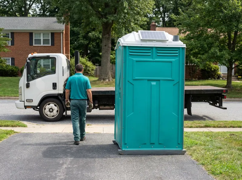 Solar-Powered Restroom Cabanas in Pikesville, MD